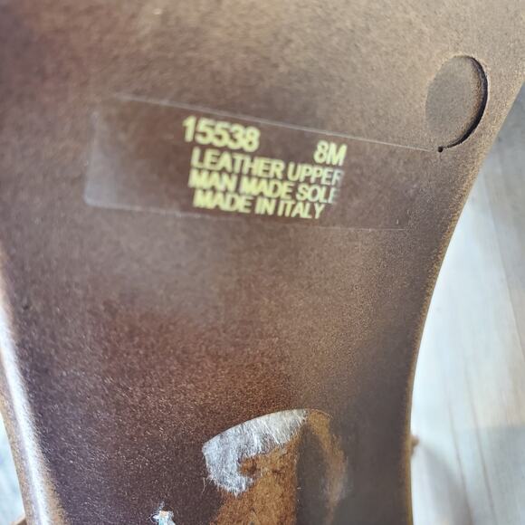 MARIELLA | Leather Strappy | Camel | Block Heel Sandals | Size 8 - Picture 7 of 7